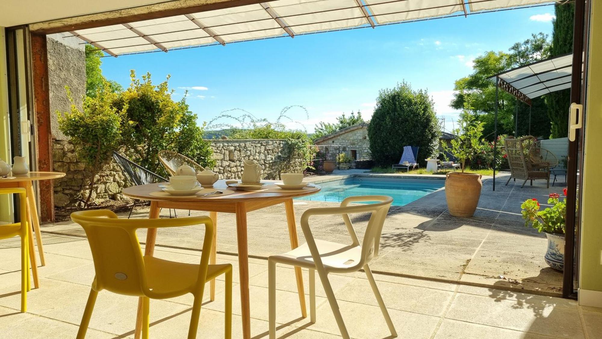 Les Toits De Valaurie Bed & Breakfast Exterior foto
